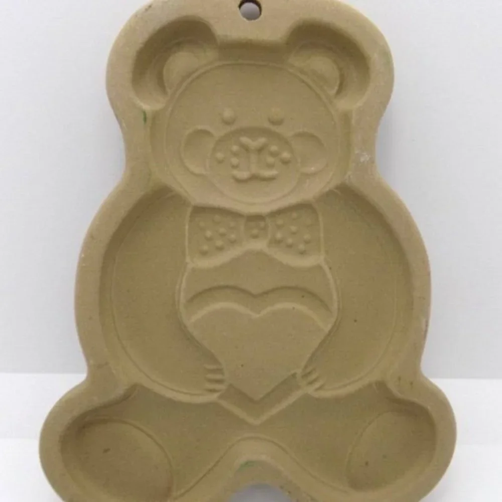 The Pampered Chef Teddy Bear Cookie Press Mold 1991